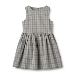 Wheat Thelma dress - Cloudy blue check